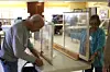 WindowDressers volunteers build draft-blocking inserts